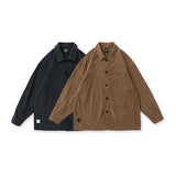 Unisex Jacket Autumn Corduroy Shirt Women's Clothing