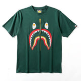 Bathing Ape T Shirt Short Sleeve T-shirt Color Shark T-shirt
