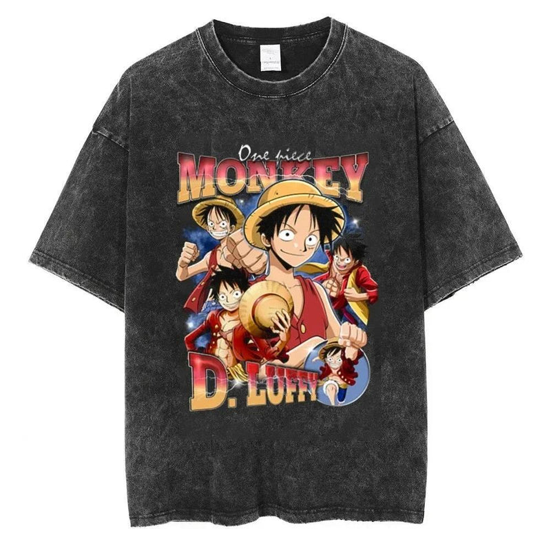 Mens Vintage T Shirt Streetwear Harajuku Japan