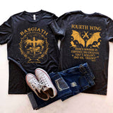 Basgiath War College 2Sided Print T-Shirt Fourth Wing