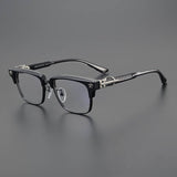 CHH Chrome Hearts Glasses Versatile Pure Titanium Box Retro Myopia Anti-Blue Light Glasses Frame