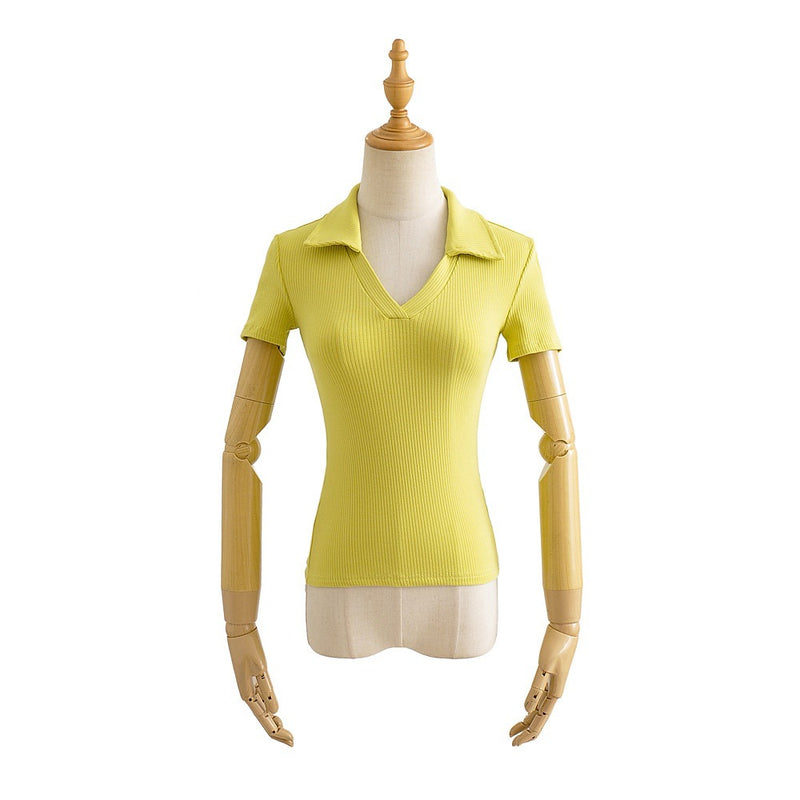 Women T-shirt Spring Top Slimming Short-Sleeved T-shirt