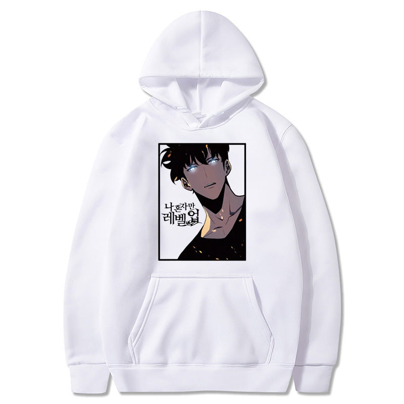 Solo Leveling Hoodie Sung Jin Woo Printed Hooded