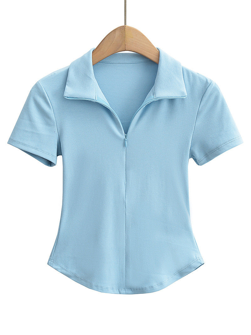Women T-Shirt Slim Fit Slimming Short Sleeve Underwear T-shirt Top