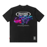 Men T Shirt Vintage Print Short Sleeves T-shirt Men and Women Ins Casual