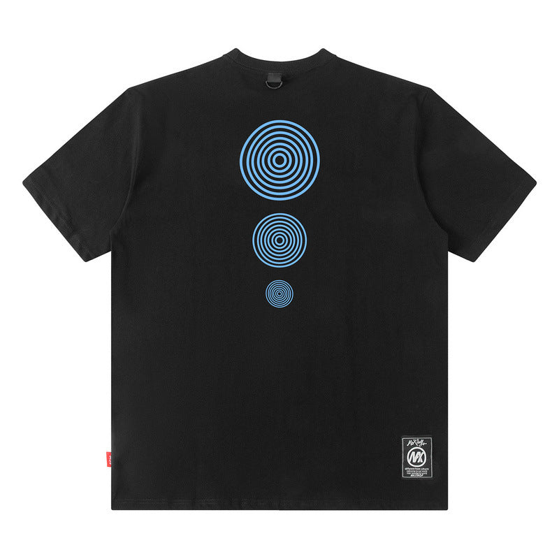 Men T Shirt High Street Fashion Brand Short Sleeve Men's Loose T-shirt Men