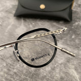 CHH Chrome Hearts Glasses Vintage Round Ultra Light Pure Titanium Myopia Glasses Frame