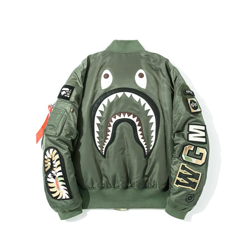Bathing Ape Coat Desert Camouflage Coat Men's and Women's Zipper Jacket