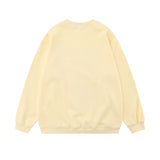 Men Hoodie Spring and Autumn Pullover Sweater Men's Five-Pointed Star Skull Bone Print round Neck Loose Top