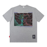 Men T Shirt Fashion Brand Men's Short-Sleeved T-shirt All-Match Loose