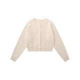 Women Sweater Cardigan Sweater Girls Casual Solid Color Short Spring and Autumn