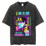 JoJo Bizarre Adventure Stone Ocean T-Shirt Men Hip Hop