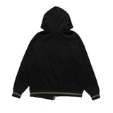 Men Fleece Lined Hoodie Zipper Cardigan Sweater Coat Men's Loose Five-Pointed Star Embroidered Hoodie