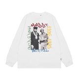 Men Long Sleeve Shirt Hip Hop Long Sleeve Bottoming T-shirt Men and Women All-Matching Casual Couple