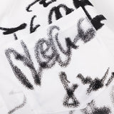 Men Long Sleeved T Shirt Letter Printed Long Sleeve Shirt Men's Casual Loose Lapels Shirt