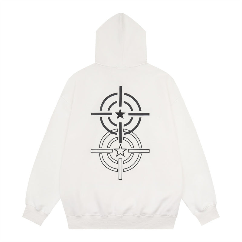 Men Hoodie Print Hooded Pullover Men's Spring and Autumn Long Sleeve Loose Sports