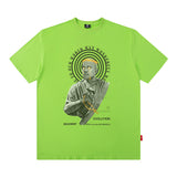 Men T Shirt Skull Graffiti Printing Short Sleeve T-shirt