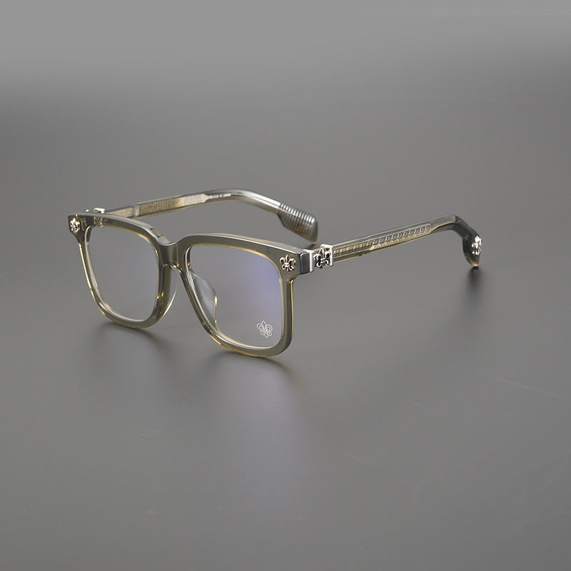 CHH Chrome Hearts Glasses Large Square Large Face Myopia Anti-Blue Light Glasses Frame