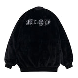 Men Cotton Padded Jacket Winter Warm Cotton-Padded Coat Coat Male Letter Embroidered Cotton Jacket Jacket