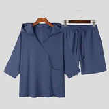 Men Co-Ords Summer Men's Hooded Short Sleeve