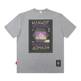 Men T Shirt Retro Hip Hop Printed Short Sleeve T-shirt for Men and Women