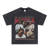 Kendrick Lamar T Shirts Cotton Hip Hop Rap Loose Short Sleeves