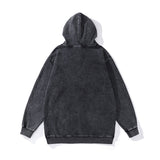 Unisex Vintage Hoodie Cotton Hooded Sweater Print
