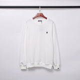 Bathing Ape Fall/Winter Male and Female Couples Wear Crew Neck Pullover Sweatshirt