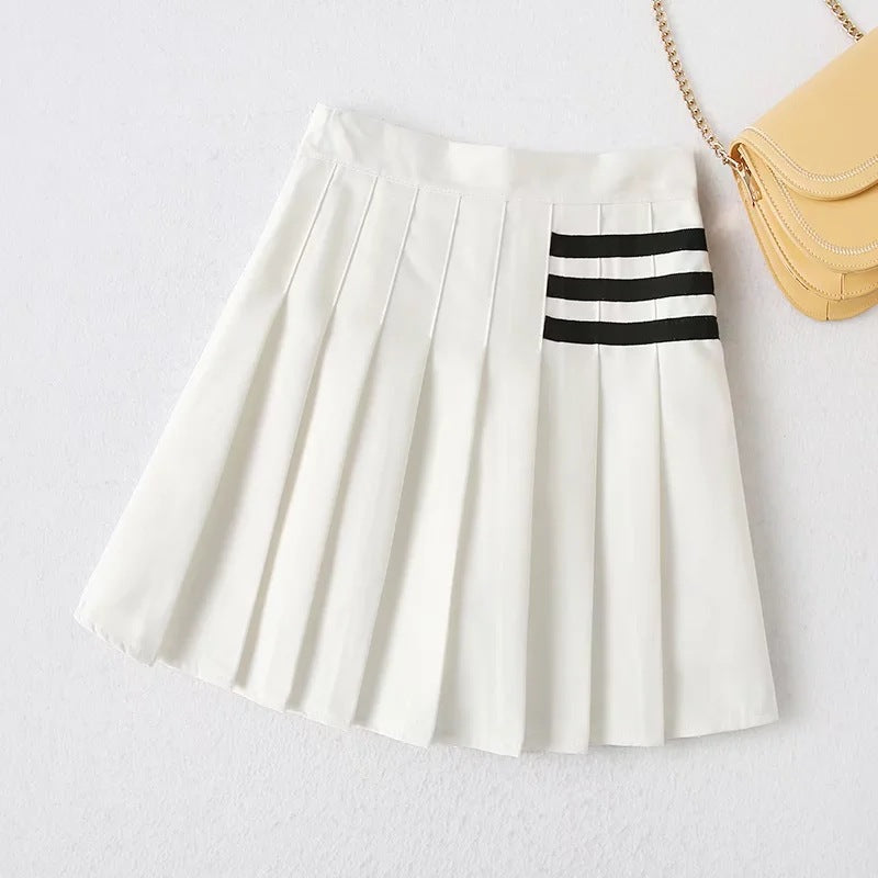 Women Skirt Pleated Skirt Women's Short Skirt Word Pantskirt