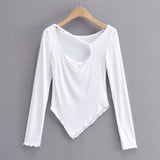 Women T-shirt Spring Long Sleeve T-shirt Women's Bottoming Shirt