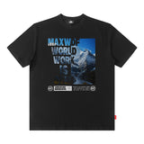 Men T Shirt West Coast T-shirt Street Retro Hiphop Short Sleeve Men and Women