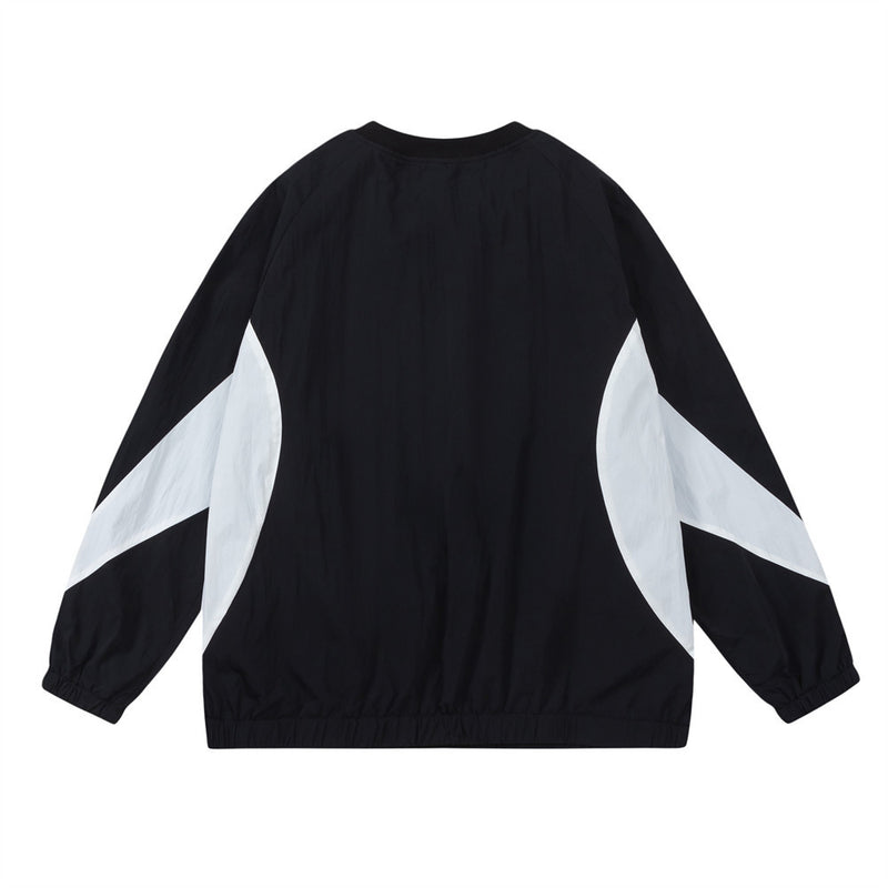 Men Hoodie Loose round Neck Long Sleeve Sweater Men's Spring and Autumn