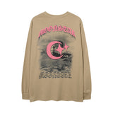Men Long Sleeve Shirt Gothic Puff Print Couple Long Sleeve Bottoming T-shirt Men and Women