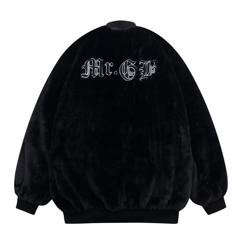Men Cotton Padded Jacket Winter Warm Cotton-Padded Coat Coat Male Letter Embroidered Cotton Jacket Jacket