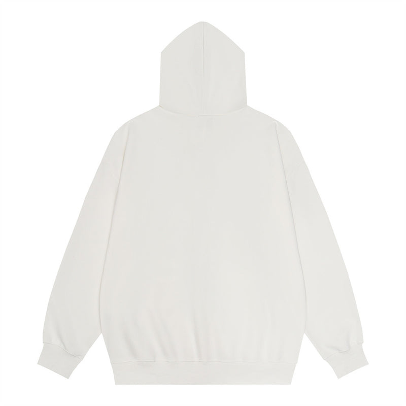 Men Hoodie Coat Men's Cardigan Zipper Hooded Top Loose Hooded