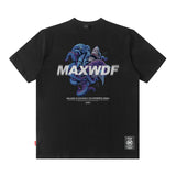 Men T Shirt Printed Half Sleeve Bottoming Summer Casual Short Sleeve T-shirt Men and Women
