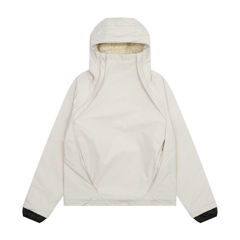 Men Cotton Padded Jacket Coat Winter Menswear Hooded Jacket Cotton-Padded Jacket Ins Outdoor Windproof Coat