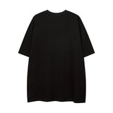 Men T Shirt Letter Graffiti Couple Men and Women Hip Hop Casual Short Sleeve T-shirt