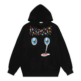 Men Hoodie XINGX Printed Sweater Spring and Autumn Boys Vibe Loose
