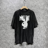 Amiri T Shirt Embroidered Jacquard Casual Round Neck