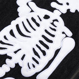 Men Denim Jacket Embroidered Denim Jacket Men's Loose Jacket Coat
