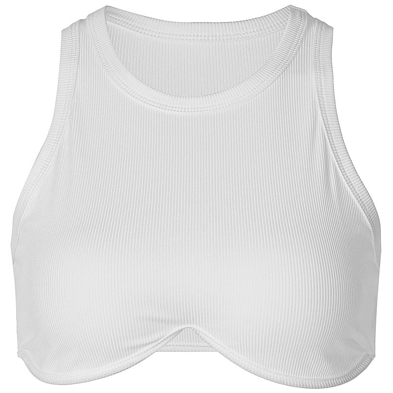 Women Halter Tops Autumn Fashion Crew Neck Casual