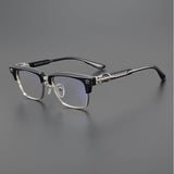 CHH Chrome Hearts Glasses Versatile Pure Titanium Box Retro Myopia Anti-Blue Light Glasses Frame