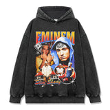 Detroit Eminem T Shirt Vintage Loose Heavy Crew Neck T Shirt