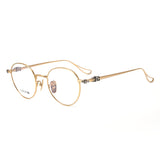CHH Chrome Hearts Glasses Versatile Retro Pure Titanium Glasses Frame Ultra Light Myopia Glasses Frame