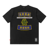 Men T Shirt Retro Fashion Brand T-shirt for Men and Women Spring and Summer