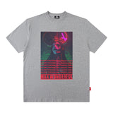 Men's T Shirt Printed Short-Sleeved T-shirt Men's and Women's Ins Street