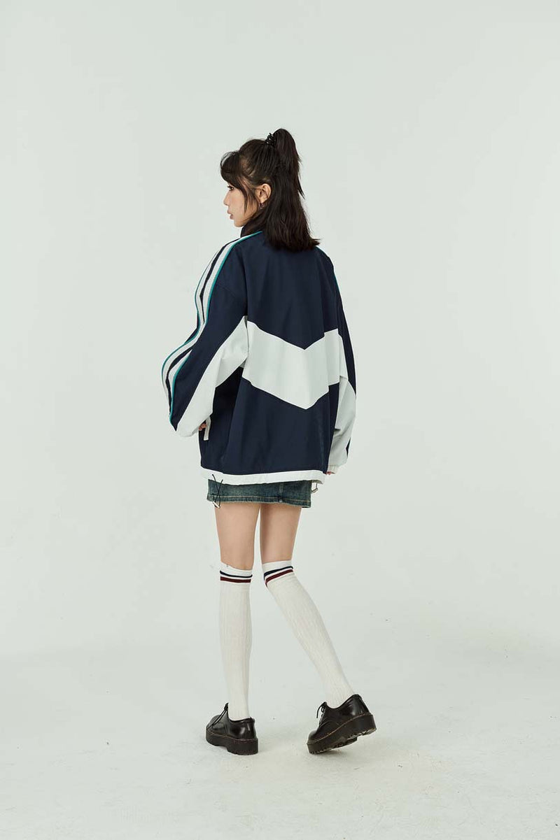 Unisex Jacket Autumn College Style Stand Collar Shell Jacket Women's Clothing