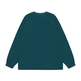 Men Long Sleeve Shirt Couple Long Sleeve T-shirt Men and Women Ins Idle Style All-Match Loose