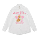 Men Long Sleeved T Shirt Printed Long Sleeve Shirt Trendy Casual Shirt Outer Wear Loose